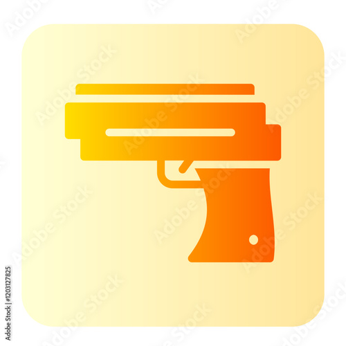 Gun gradient icon