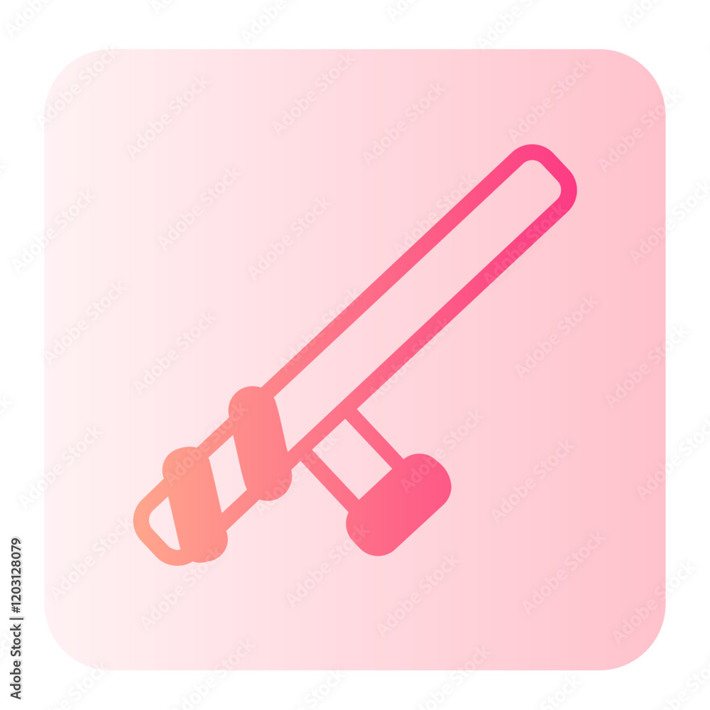 Baton gradient icon