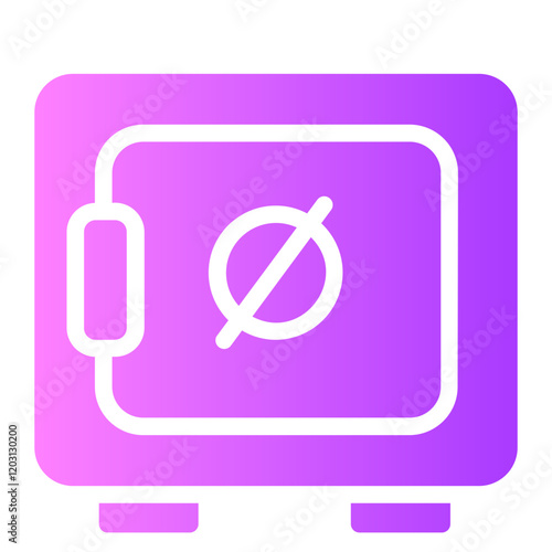 Safe Box gradient icon