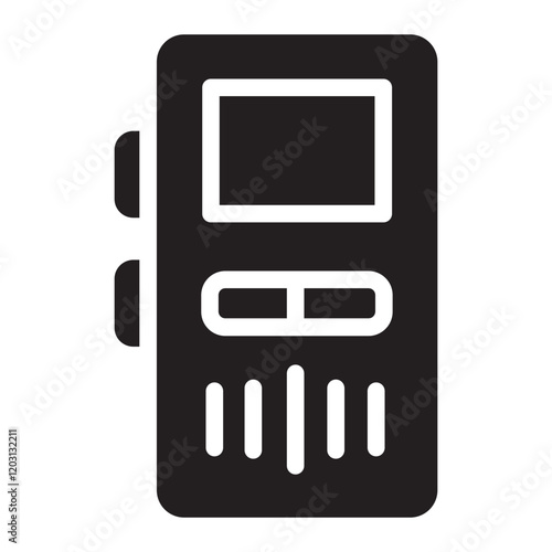 Voice Recorder glyph icon