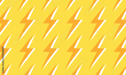Lightning bolts Seamless Pattern. texture repeating background