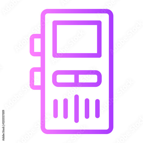 Voice Recorder gradient icon