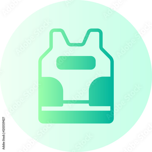 Bulletproof Vest  gradient icon