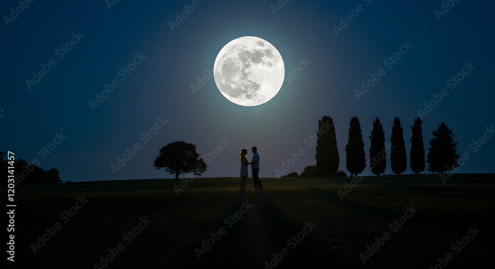 A Lover's Moon: The Ideal Romantic Landscape
A Lover's Moon: The Ideal Romantic Landscape