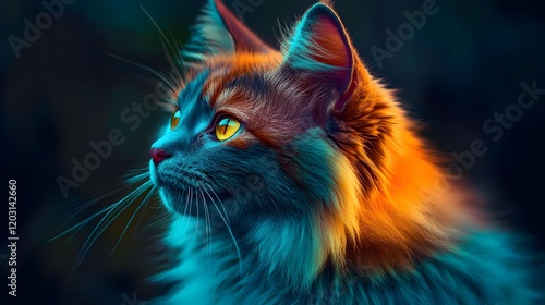 a cat with the colors of a fox