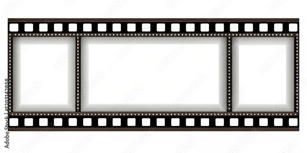 film frame with transparent background in movie production film frame with transparent background in movie production