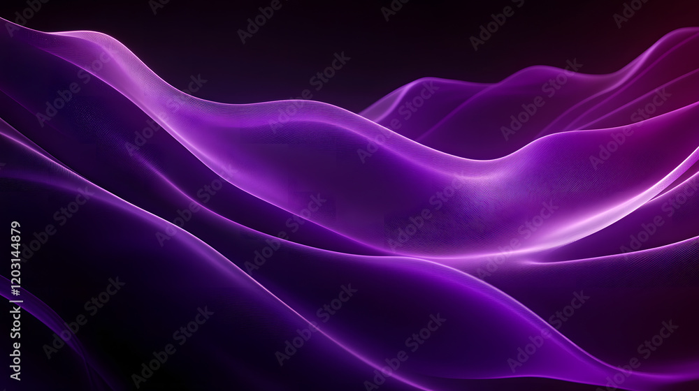 Fototapeta premium Vibrant purple and blue streaks of energy, symbolizing dynamic movement and power.
