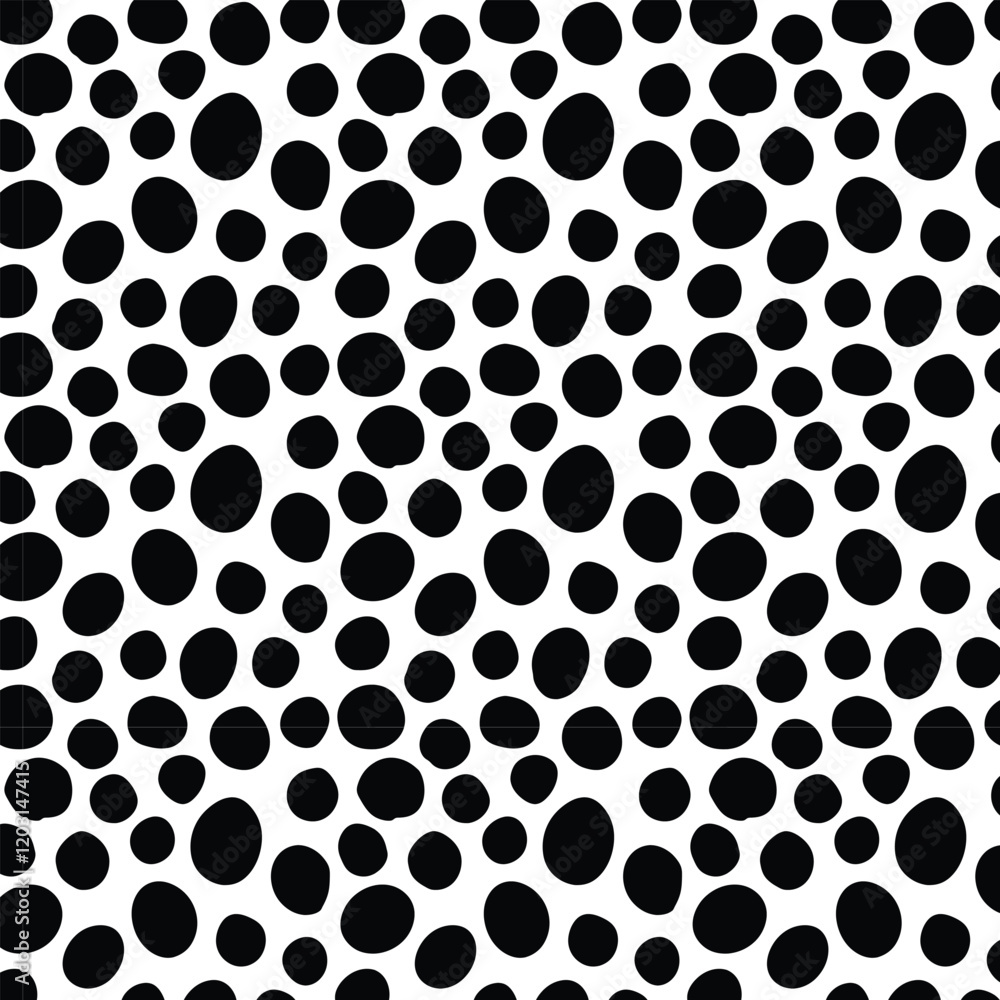 Dalmatian skin print Pattern background, animal skin pattern illustration, Dalmatian pattern print vector
Dalmatian skin print Pattern background, animal skin pattern illustration, Dalmatian pattern print vector