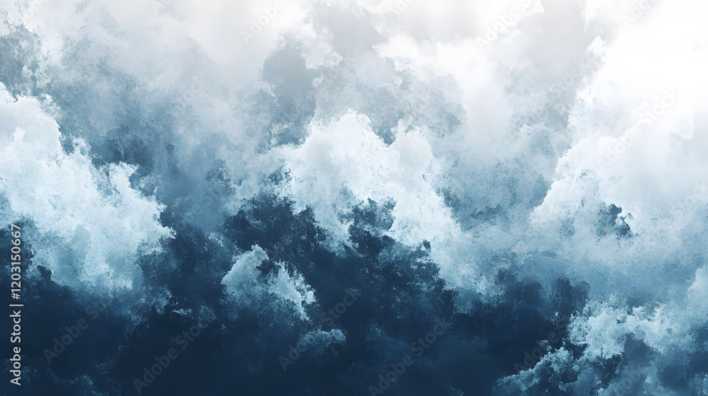 Clouds swirl with energy, creating a dramatic and textured sky in muted colors. Clouds swirl with energy, creating a dramatic and textured sky in muted colors.