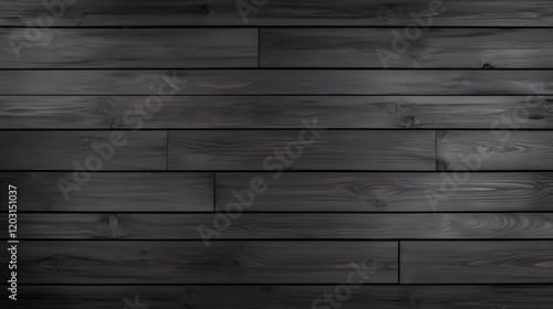 Wallpaper Mural Dark Wood Planks Background Soft Light Texture. AI Generated Torontodigital.ca