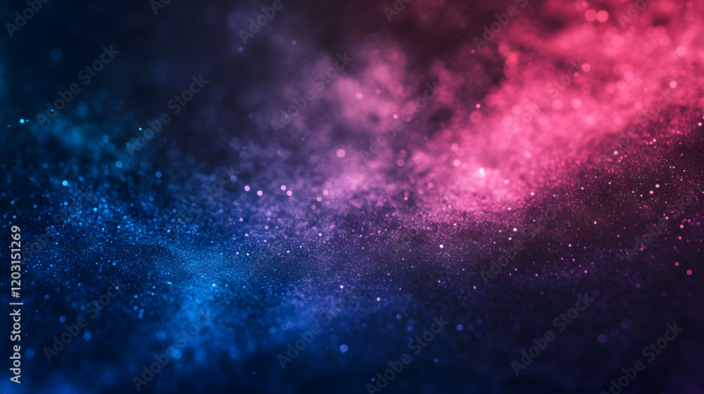 Obraz premium A view of swirling cosmic clouds in rich purple and blue, evoking the beauty of galaxies.
