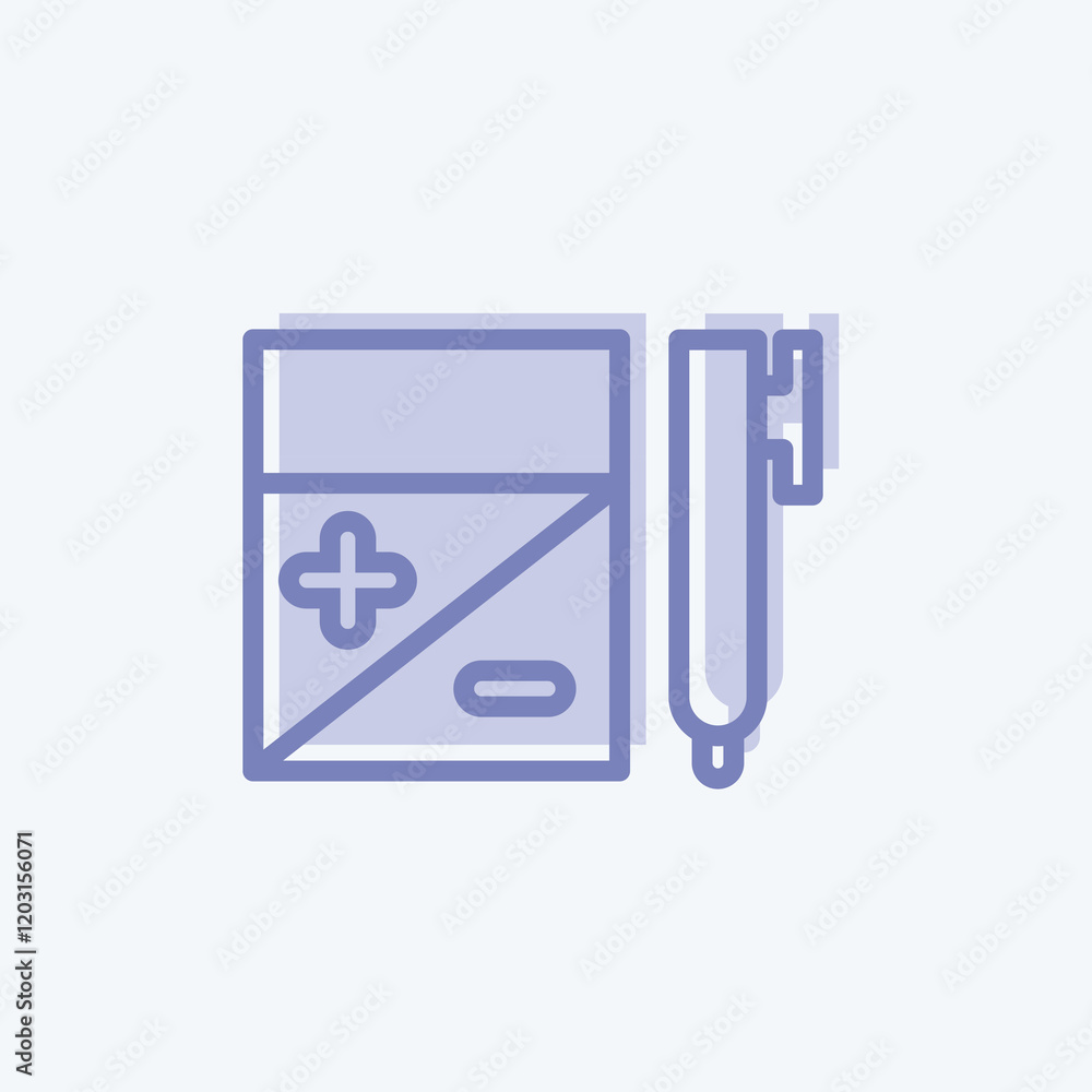Icon Budget. suitable for education symbol. two tone style. simple design editable Icon Budget. suitable for education symbol. two tone style. simple design editable