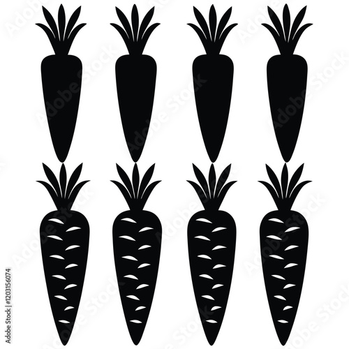 illustration of a set of vegetables