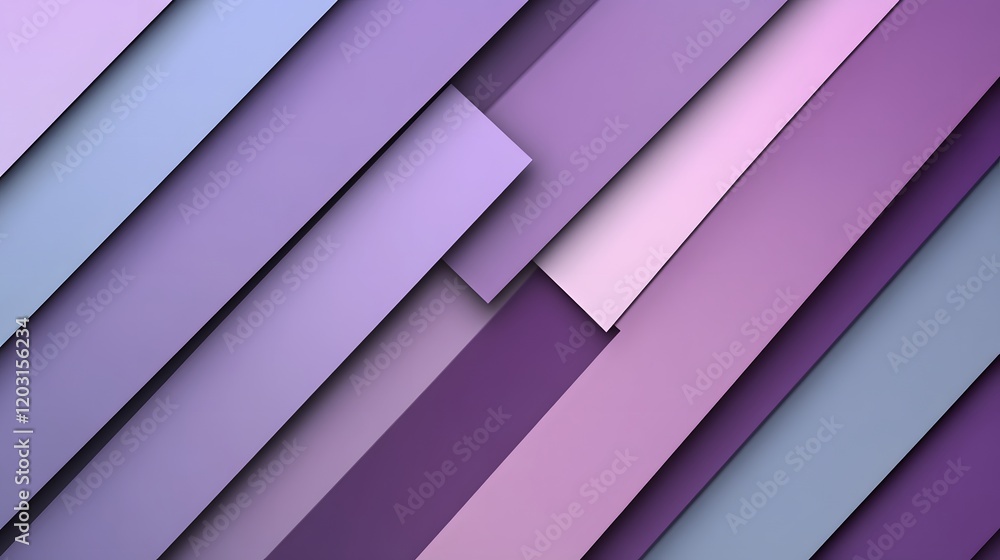 Fototapeta premium Abstract Purple and Lavender Diagonal Stripes Design