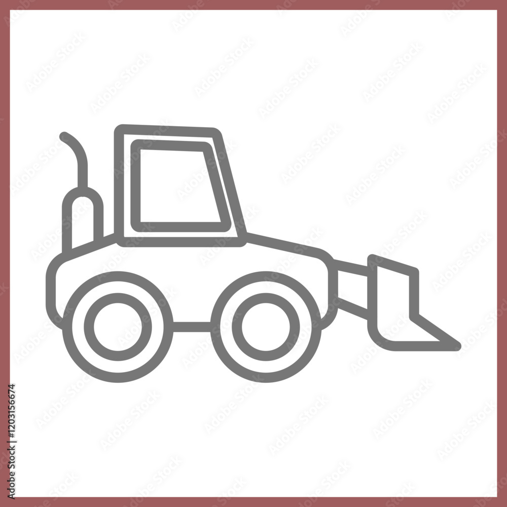 Bulldozer Icon Design Bulldozer Icon Design