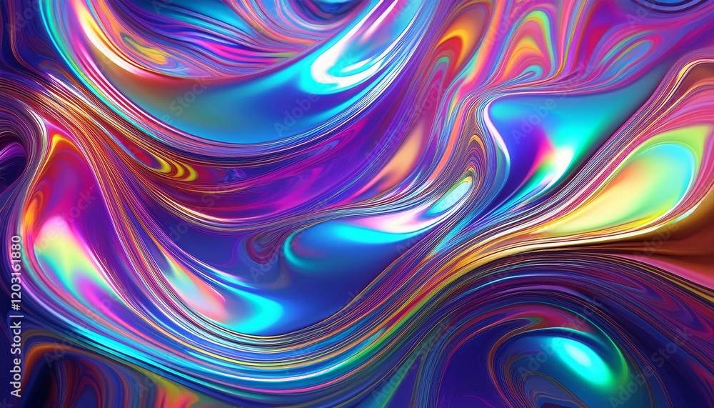 Vibrant Abstract Colorful Liquid Vibrant Abstract Colorful Liquid