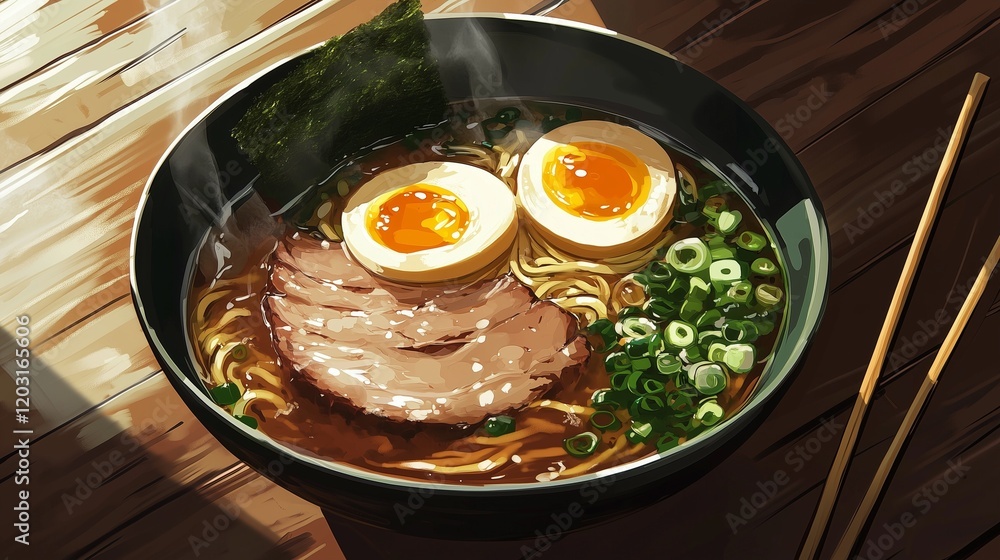 ramen with rich tonkotsu broth ramen with rich tonkotsu broth
