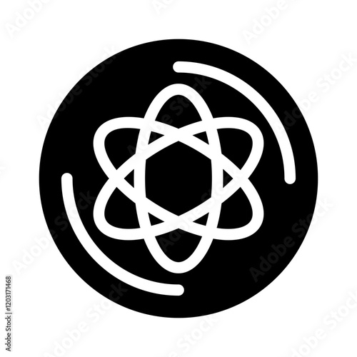 nuclear symbol glyph icon