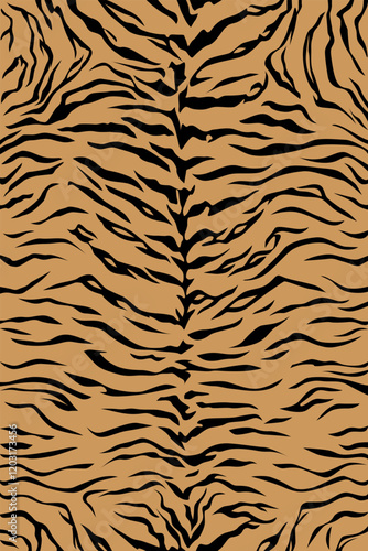 tiger skin pattern background vector art