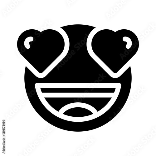 love glyph icon