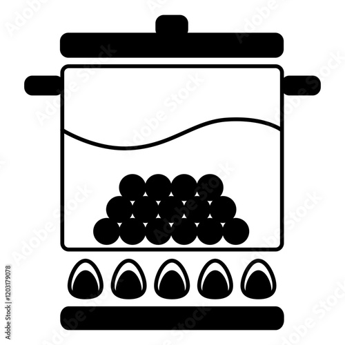 boil cooking instruction icon