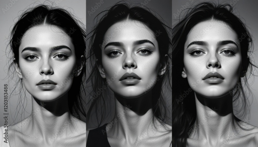 minimalist monochrome portraits with bold shadows minimalist monochrome portraits with bold shadows