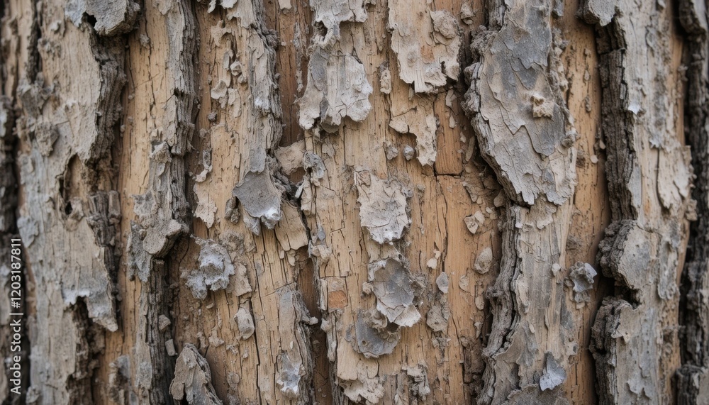 textured close-up of peeling bark on an old tree textured close-up of peeling bark on an old tree