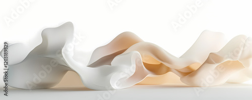 fluid abstract shapes in pastel colors, melting and flowing like liquid paint