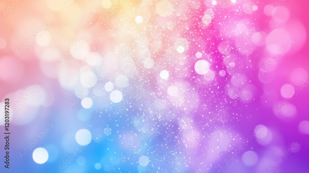 Obraz premium A festive abstract gradient background.featuring a blend of bright and celebratory colors.highlighting joy and excitement.ideal for holiday promotions and party invitations