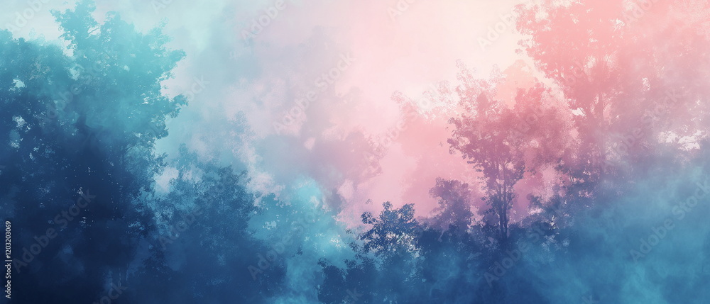 Fototapeta premium The sheet features a watercolor gradient from soft_003