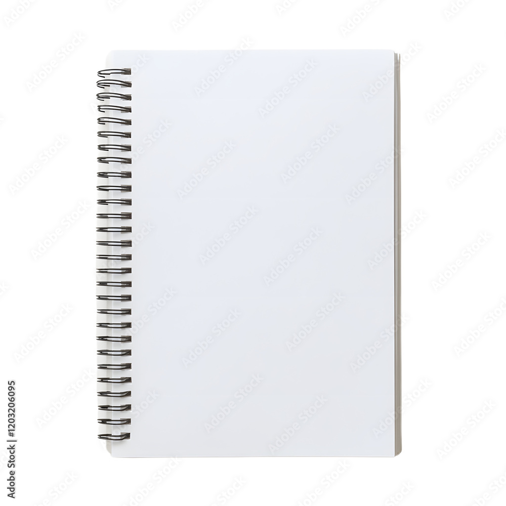 Recycled paper notepad on a white background.
Recycled paper notepad on a white background.