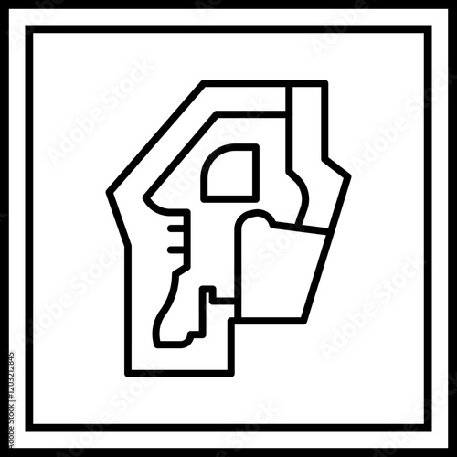 Mining Site Icon Design