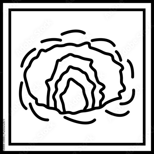OpenPit Mine Icon Design