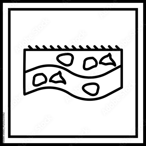 Mineral Deposit Icon Design