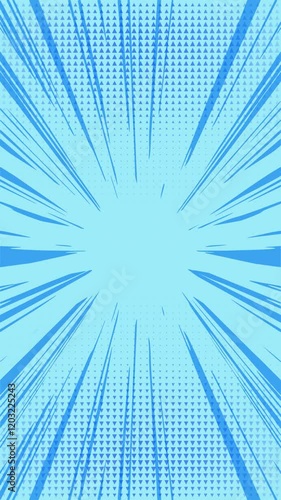 Pop art background with polka dots and shapes.