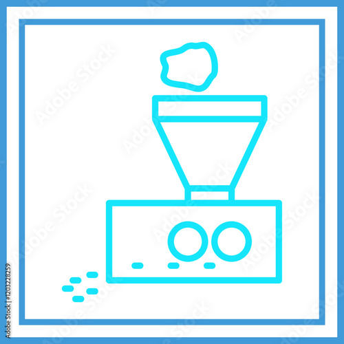 Ore Crusher Icon Design