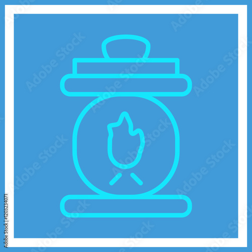 Smelting Furnace Icon Design