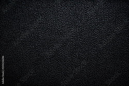 Wallpaper Mural Black fabric texture background. Dark clothing material. Torontodigital.ca