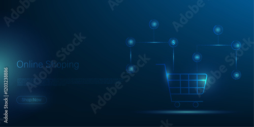 icon show e-commerce online shoping concept 