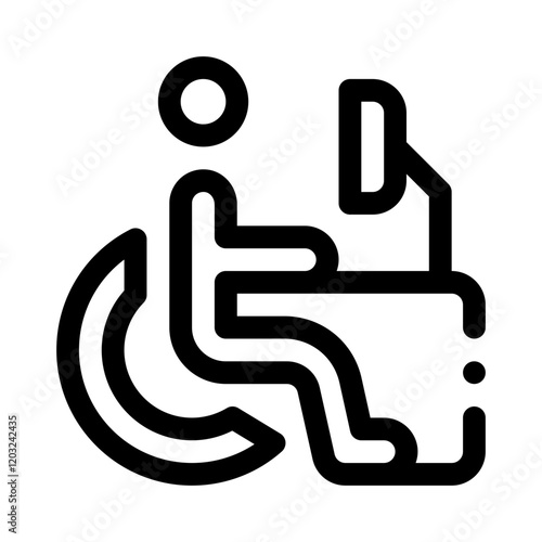accessible line icon