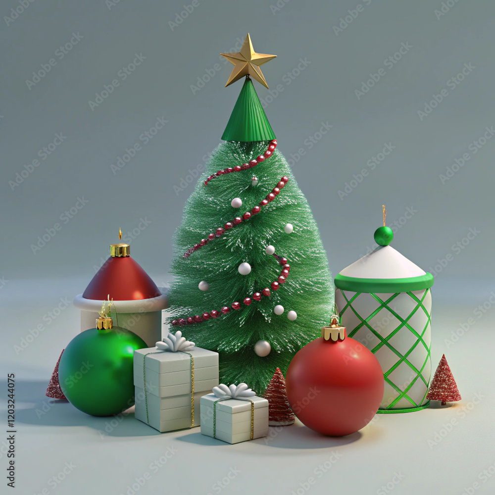 christmas tree with gift boxes christmas tree with gift boxes