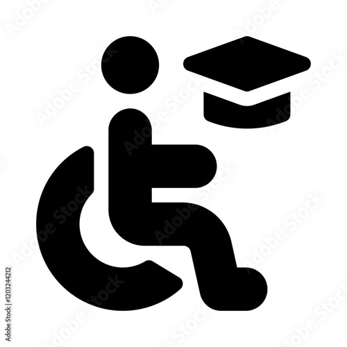 accessible glyph icon