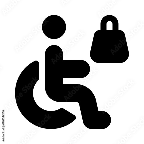 accessible glyph icon