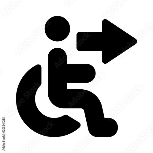 accessible glyph icon