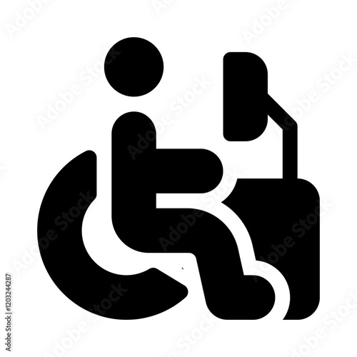 accessible glyph icon