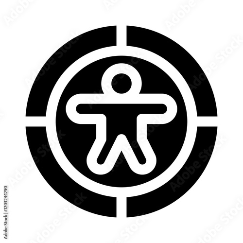 accessible glyph icon