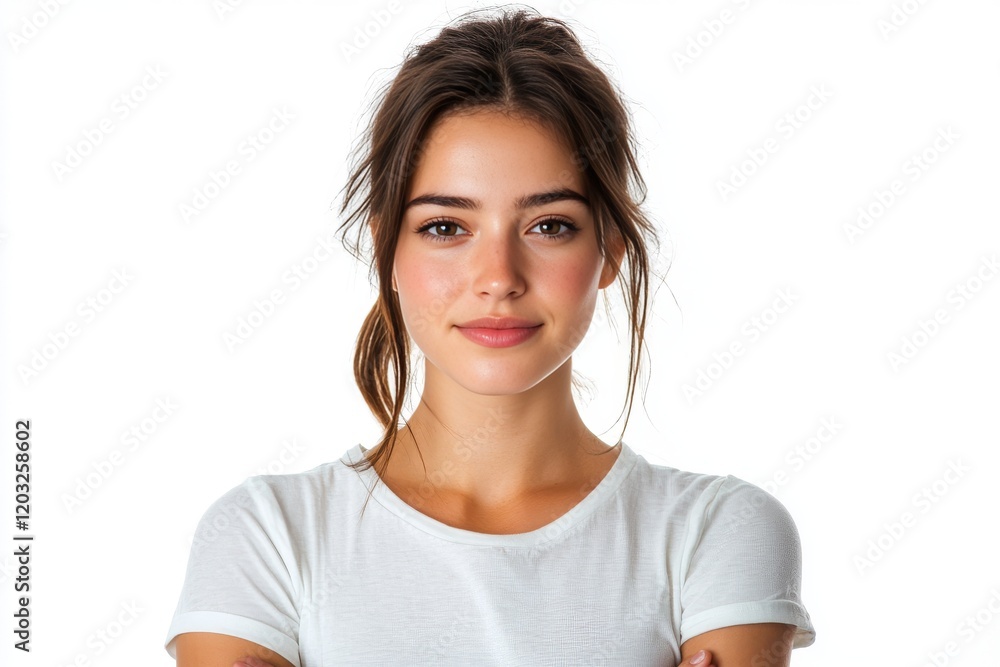 Isolated Woman on Background for Editorial or Commercial Use Isolated Woman on Background for Editorial or Commercial Use