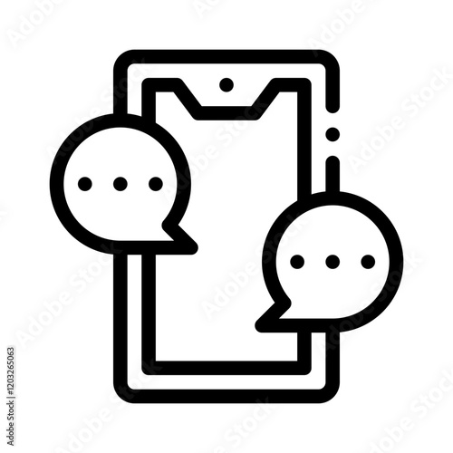 messaging line icon