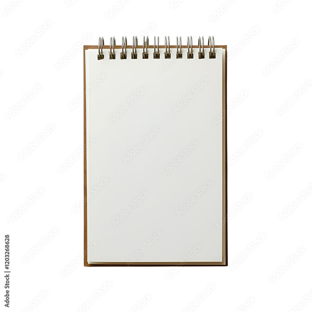 Blank notebook isolated on transparent background. Cut out Blank notebook isolated on transparent background. Cut out