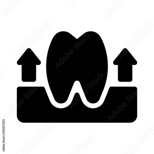 extraction glyph icon